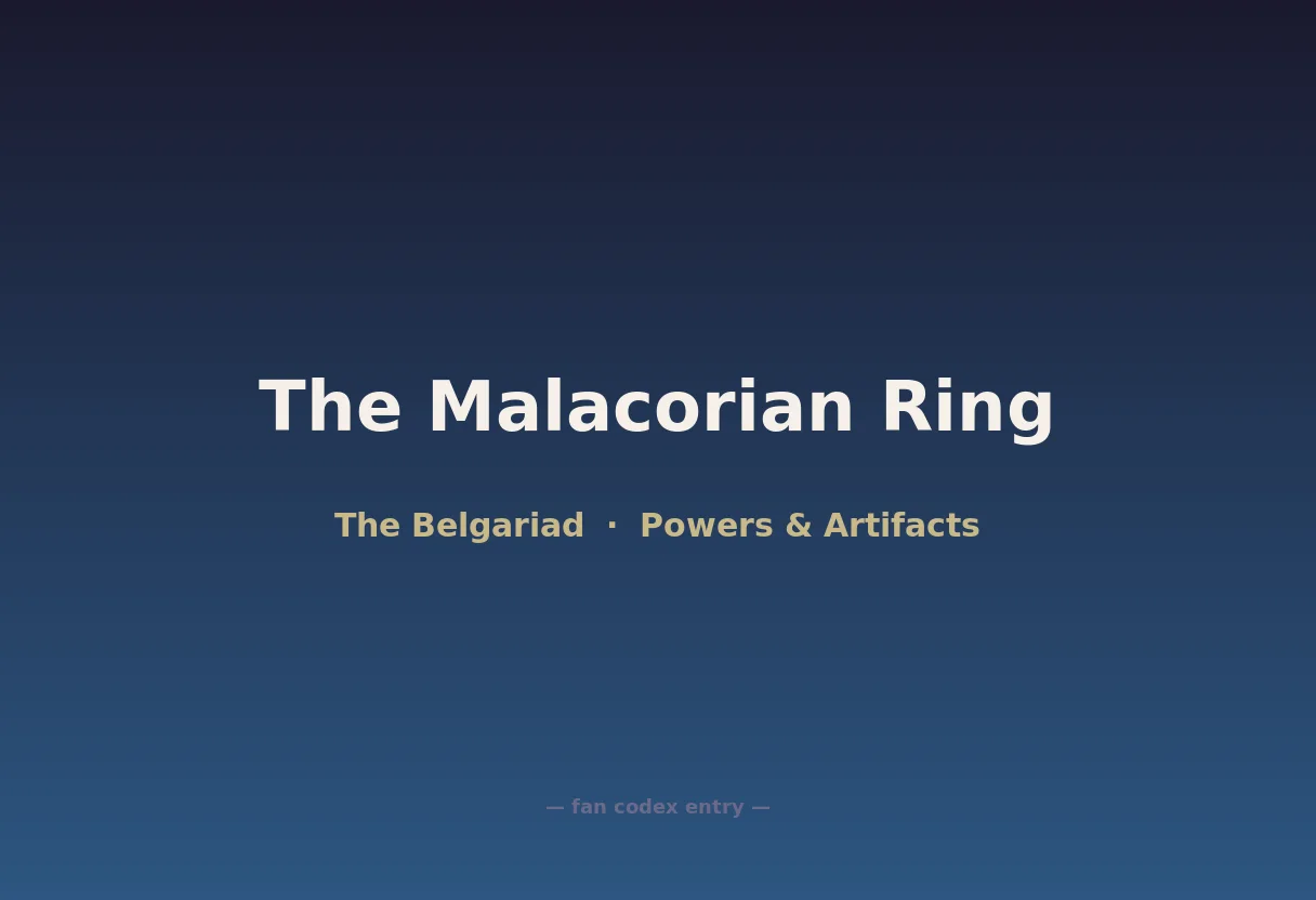 The Malacorian Ring