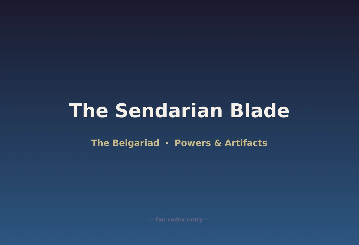 The Sendarian Blade